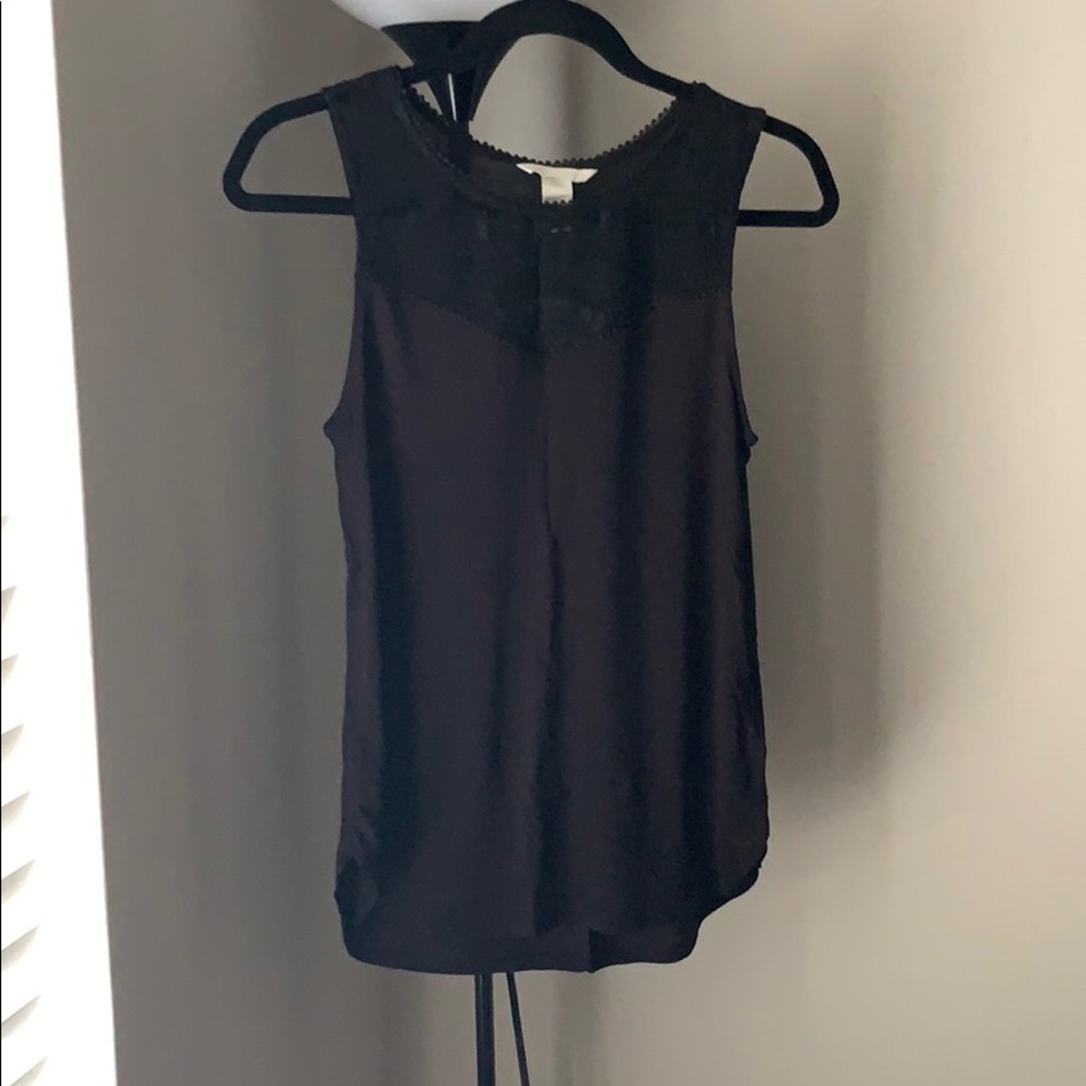 H&M Black Sleeveless Top (SMALL)